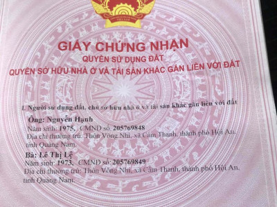 Đất Cẩm Thanh- Hội An