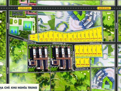 KDC Nghĩa Trung Villa House-Ái Nghĩa Ngang 8m5/lô