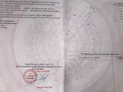 Đất diện tích lớn tại TP. Tam Kỳ, Tỉnh Quảng Nam