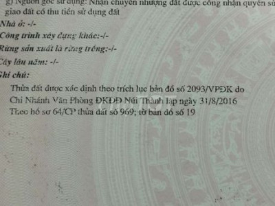 Đất 2 mặt tiền (trước sau)có sổ đỏ,kiệt ô tô