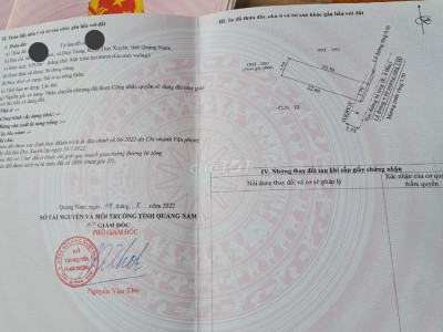 ĐẤT NỀN DUY XUYÊN -GIÁ 450TR - SỔ HỒNG RIÊNG