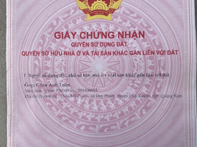 BÁN ĐẤT KHU PHỐ CHỢ NAM PHƯỚC