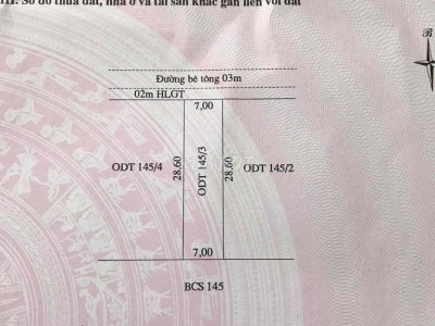 Bán lô đất đường bê tông điện nam bắc