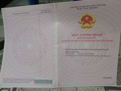 Đất đã có sổ cần bán