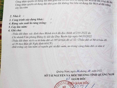 bán lô TT Nam Phước - Gần chợ Đình. 485tr