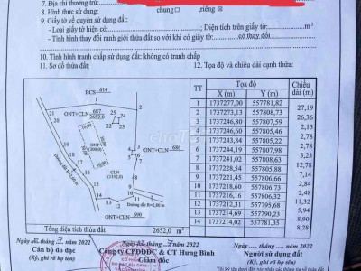 Bán nhanh lô Quế Mỹ 3000m2 giá đầu tư