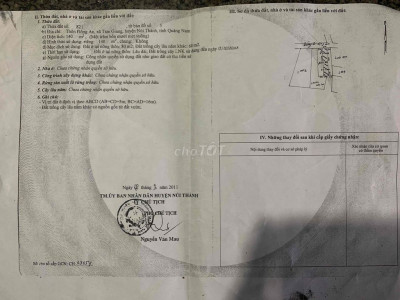 Nhà Cấp 4 Tam Giang sổ Hồng