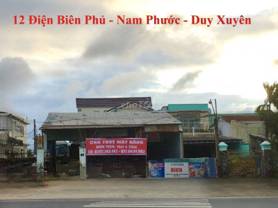 CHO THUÊ MẶT BẰNG DT 14x20m NAM PHƯỚC,DUY XUYÊN,QN