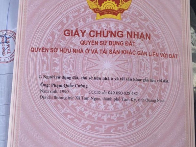 Quá Sốc Tam Kỳ ,Tam Ngọc,DT 25*40 đất ở Vườn