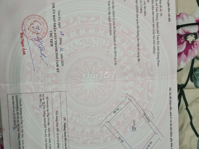 Bán đất khu CN Tam Thăng