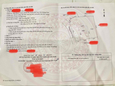 Bán lô 730m2 Quế Sơn . Gần đường Cao tốc Đà Nẵng