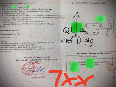 Mặt tiền mở rộng quốc lộ 1A, 180m2 thổ cư, giá 7xx