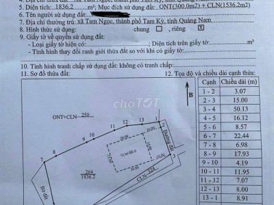 Bán đất views sông tam ngọc TP Tam Kỳ giá sập hầm