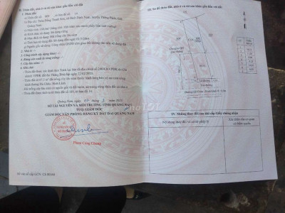 Đất sổ sẵn gần cạnh UBND xã Bình Định Nam