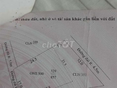 Bán lô nhà vườn Xã duy tân