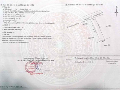 Bán gấp lô đất thổ cư dân đông đúc thuộc Đại Lãnh, Đại Lộc giá siêu re