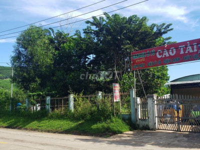 [Chính chủ] Lô đất có sổ đỏ, mặt tiền đường QL, có sẵn 2 nhà, 1 kho.