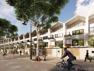 Biệt thự 3 tầng full nội thất mới leng keng khu KT Thaco