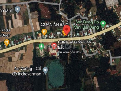 bán đất quốc lộ 14e đối diện uỷ ban xã bình định bắc