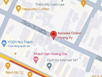 Cho Thuê Đất Đường Phan Bá Phiến thị trấn Núi Thành, diện tích 180m2