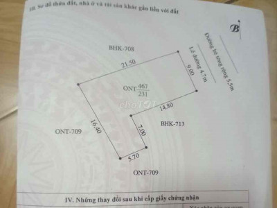 Chính chủ gửi bán lô ở Duy Phú, Duy Xuyên mặt tiền đường 5m5, ngang 9m