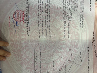 Chính chủ bán 4 lô đất Nông Sơn khu hành chính - Giá 130 triệu /lô