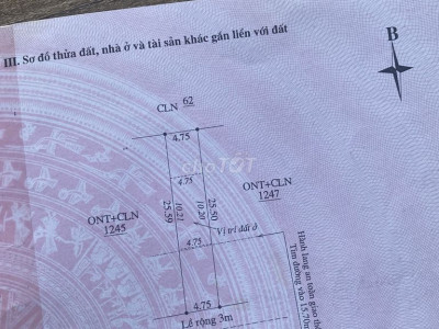 Chính chủ Bán gấp Mặt tiền đại phong