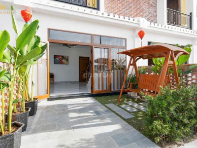 Nhà phố 3L5PN5WC full nội thất trong KĐT, có thuyền đi phố cổ Hội An