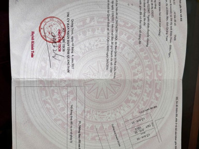 Cần bán lô đất tâm huyết, đường mặt tiền rộng 10,5m thông suốt