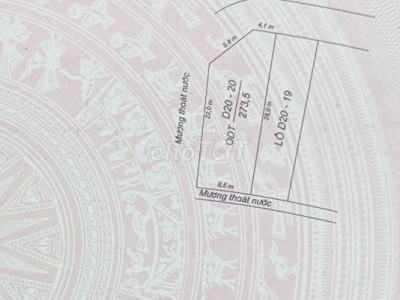 Lô góc Ngã Tư quyền lực KĐT 7B, 2MT đường 27m và 17,5m. Chỉ 27tr/m2
