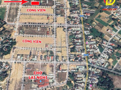 Chợ Lai Nghi: Đất biệt thự 300 m2; giá 16 tr/m2; đối diện công viên