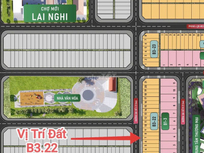 CC Bán Đất Hội An Green Village B3.22 hướng Đông 150m2 giá 11tr/m2