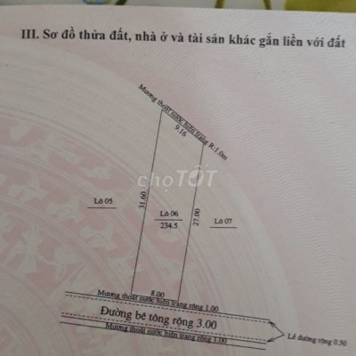 235m2 đất thổ cư giá đẹp 🔥
