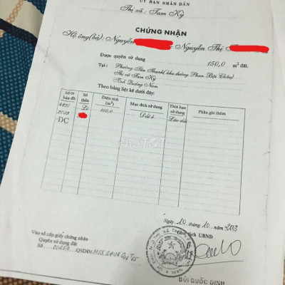 ĐẦU TƯ NGAY CĂN NHÀ NẰM Ở VỊ TRÍ ĐẮC ĐỊA TẠI TAM K