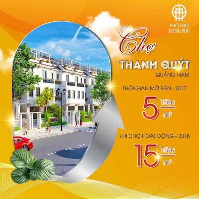 Đất khu phố chợ Đông Phú chỉ từ 14tr/m2