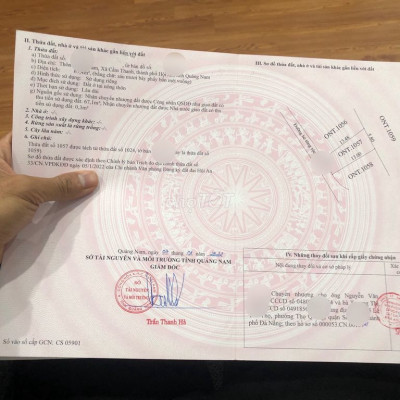 Cần bán LÔ ĐẤT xây nhà ngay Phố cổ Hội An gần sông