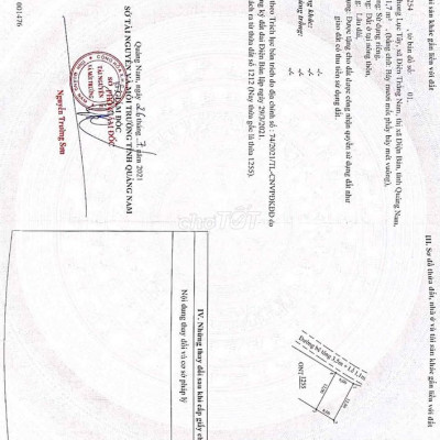 Đất sổ hồng. ngang 6m tại điện thắng . điện bàn .