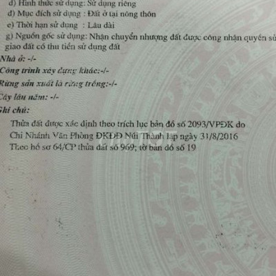 Đất 2 mặt tiền (trước sau)có sổ đỏ,kiệt ô tô