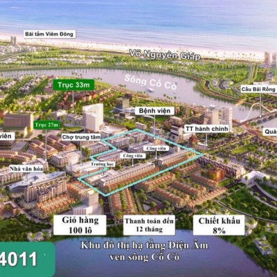 ĐẤT NỀN VEN SÔNG CỔ CÒ VỚI VỐN ĐẦU TƯ CHỈ 30%