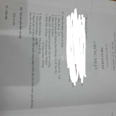 Chính chủ cần bán nhà