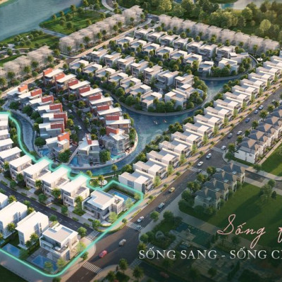 Biệt thự ven sông biệt lập Regal Victoria đảo ngọc