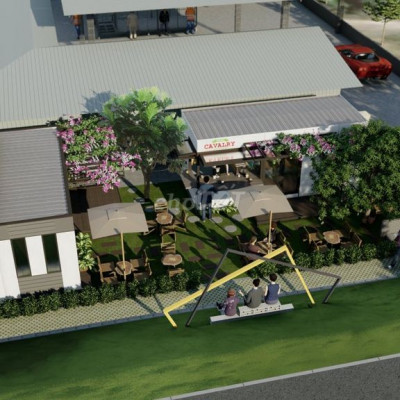 Quán Cafe và Sân Vườn 250m2 Mặt Tiền DT605