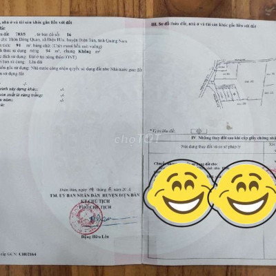 Đất 94 m2, giá tôt