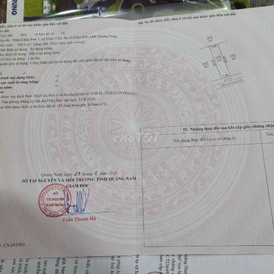 Bán lô Điện Tiến đường đang làm 5m giá sụp hầm