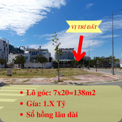 Lô Góc 138m2- 1.X tỷ Đường 9m5- Ngay KCN Tam Thăng