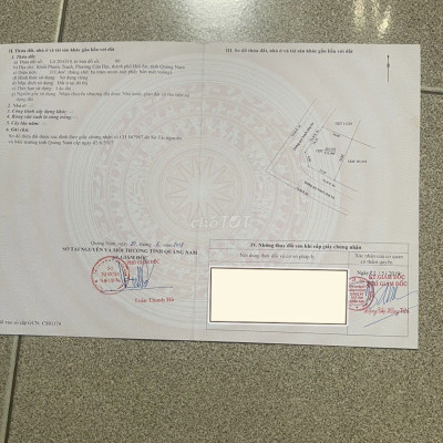 Đất Mặt Tiền Đắc Địa Tại TP  Hội An - Quảng Nam