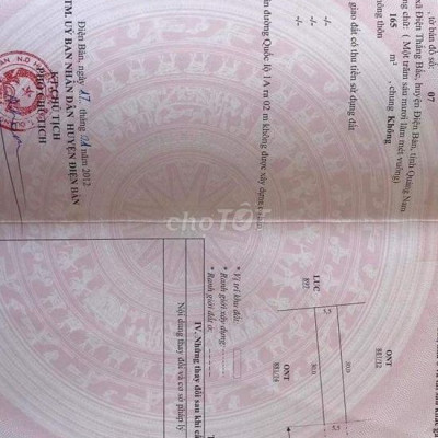 Đất quốc lộ 1A ngay trạm thu phí Điện Thắng giá rẻ