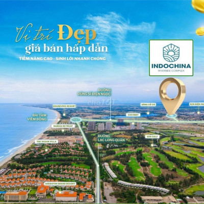 850tr sở hữu lo đất ven sông Cổ Cò cách FPT ĐN 2km