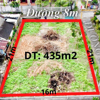 Bán gấp lô 2MT - 435m2 - chỉ 9tr/m2 - đường 20.5m