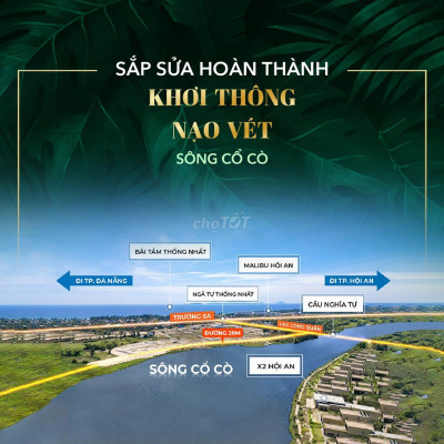 ĐẤT MẶT TIỀN SÔNG ven biển GIÁ 2,6 TỶ đường 29m